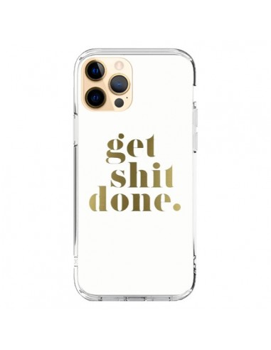 iPhone 12 Pro Max Case Get Shit Done Gold - Shop Gasoline