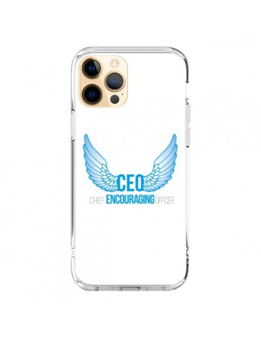 Coque iPhone 12 Pro Max CEO Chief Encouraging Officer Bleu - Shop Gasoline