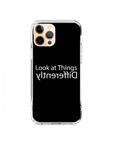 Coque iPhone 12 Pro Max Look at Different Things White - Shop Gasoline