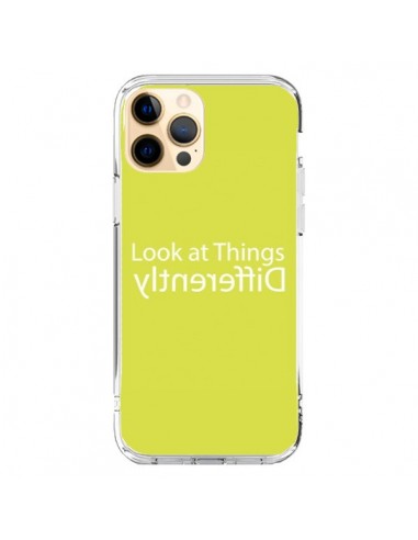Coque iPhone 12 Pro Max Look at Different Things Yellow - Shop Gasoline