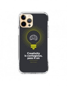 iPhone 12 Pro Max Case Creativity is contagious, Einstein...