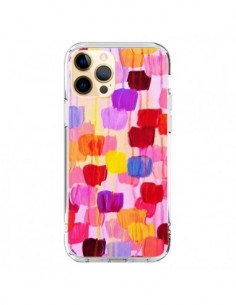 Coque iPhone 12 Pro Max Pois Roses Dottie - Ebi Emporium