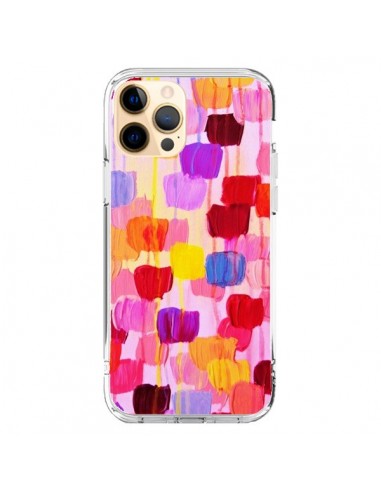 Coque iPhone 12 Pro Max Pois Roses Dottie - Ebi Emporium