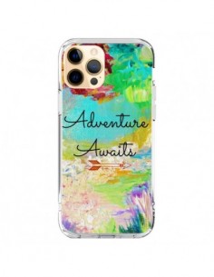 Coque iPhone 12 Pro Max Adventure Awaits Fleurs - Ebi...