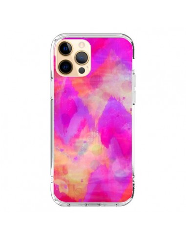 Coque iPhone 12 Pro Max Coeur Tribal Rose - Ebi Emporium