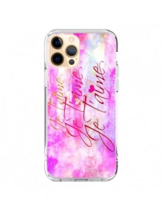 Coque iPhone 12 Pro Max Je t'aime I Love You - Ebi Emporium