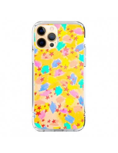 iPhone 12 Pro Max Case Stars Yellow - Ebi Emporium