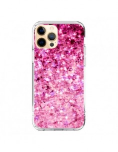 Cover iPhone 12 Pro Max Romance Me Paillettes Rosas - Ebi...