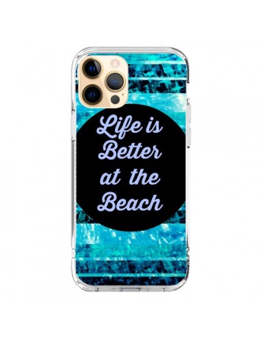 Cover iPhone 12 Pro Max Life is Better at The Beach - Ebi Emporium