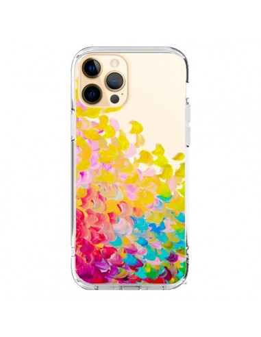Coque iPhone 12 Pro Max Creation in Color Jaune Yellow Transparente - Ebi Emporium