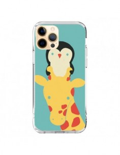 Coque iPhone 12 Pro Max Girafe Pingouin Meilleure Vue...