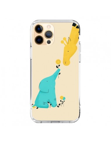 Coque iPhone 12 Pro Max Elephant Bebe Girafe - Jay Fleck
