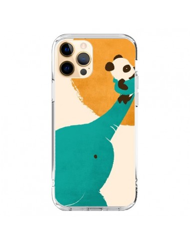 Coque iPhone 12 Pro Max Elephant Help Panda - Jay Fleck