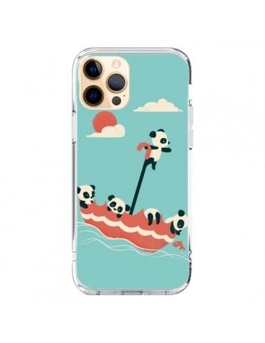 Coque iPhone 12 Pro Max Parapluie Flottant Panda - Jay Fleck