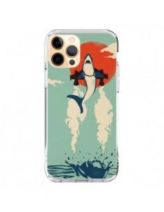 iPhone 12 Pro Max Case Shark Plane Flying - Jay Fleck