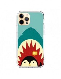 Coque iPhone 12 Pro Max Pingouin Requin - Jay Fleck
