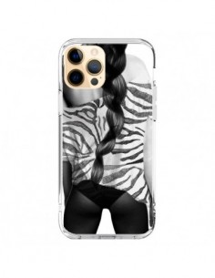 Coque iPhone 12 Pro Max Femme Zebre - Jenny Liz Rome
