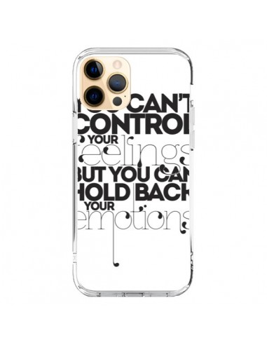 Coque iPhone 12 Pro Max Feelings Sentiments Emotions - Javier Martinez