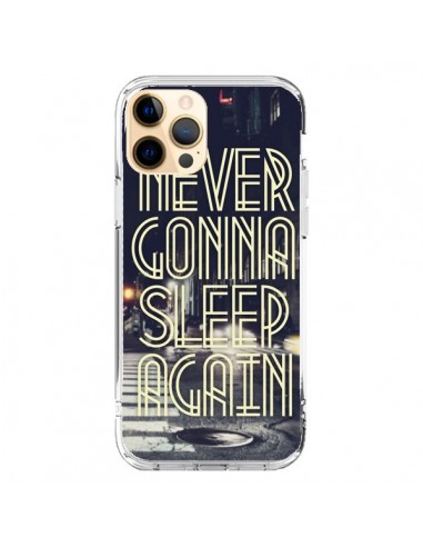 Coque iPhone 12 Pro Max Never Gonna Sleep New York City - Javier Martinez