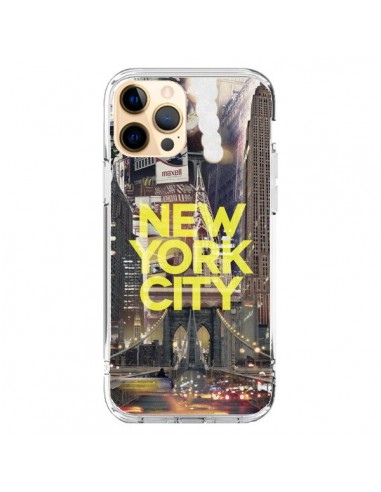Coque iPhone 12 Pro Max New York City Jaune - Javier Martinez