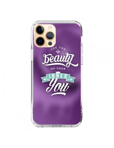 Coque iPhone 12 Pro Max Beauty Violet - Javier Martinez