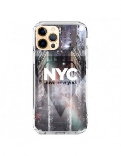 Cover iPhone 12 Pro Max I Love New York City Viola -...