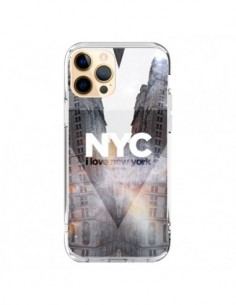 iPhone 12 Pro Max Case I Love New York City Orange -...