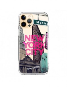 Cover iPhone 12 Pro Max New Yorck City NYC Trasparente -...