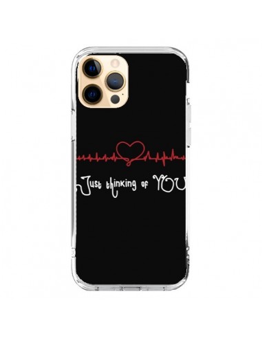 Coque iPhone 12 Pro Max Just Thinking of You Coeur Love Amour - Julien Martinez