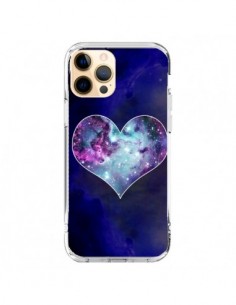 Coque iPhone 12 Pro Max Nebula Heart Coeur Galaxie -...