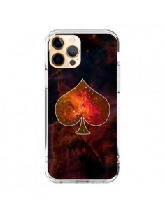 Coque iPhone 12 Pro Max Nebula Spade Pique Galaxie -...