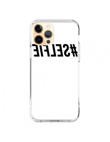 Coque iPhone 12 Pro Max Hashtag Selfie Noir Inversé - Jonathan Perez