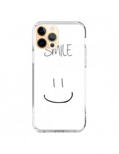 Coque iPhone 12 Pro Max Smile Souriez en Blanc - Jonathan...