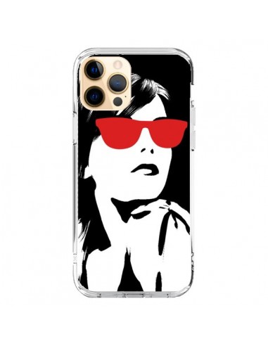 iPhone 12 Pro Max Case Girl Eyesali Red - Jonathan Perez