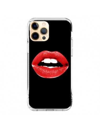 Coque iPhone 12 Pro Max Lèvres Rouges - Jonathan Perez