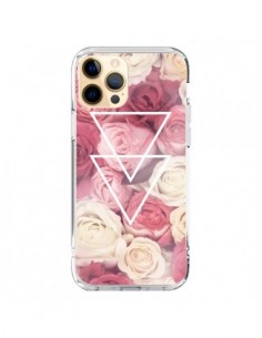 iPhone 12 Pro Max Case Pink Triangles Flowers - Jonathan...