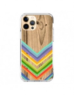 iPhone 12 Pro Max Case Tribal Aztec Wood Wood - Jonathan...