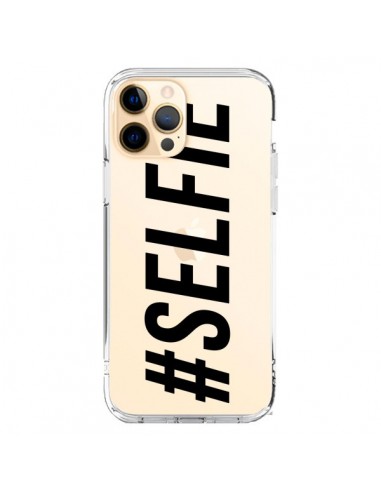 Coque iPhone 12 Pro Max Hashtag Selfie Transparente - Jonathan Perez