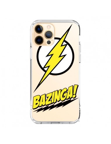 iPhone 12 Pro Max Case Bazinga Sheldon The Big Bang Thoery Clear - Jonathan Perez