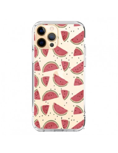 Coque iPhone 12 Pro Max Pasteques Watermelon Fruit Transparente - Dricia Do