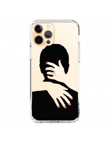 Cover iPhone 12 Pro Max Calin Hug Amore Carino Trasparente - Dricia Do