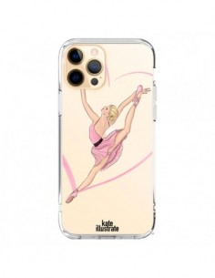 iPhone 12 Pro Max Case Ballerina Salto Danza Clear -...