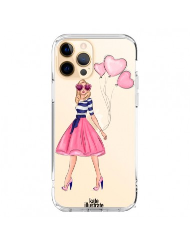 Coque iPhone 12 Pro Max Legally Blonde Love Transparente - kateillustrate