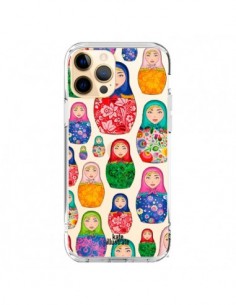 iPhone 12 Pro Max Case Matryoshka Bambola Russa Clear -...