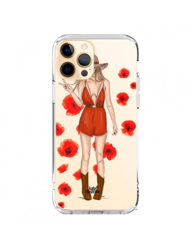 Coque iPhone 12 Pro Max Young Wild and Free Coachella Transparente - kateillustrate