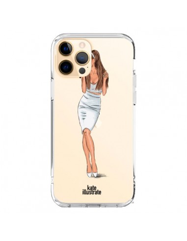 Cover iPhone 12 Pro Max Ice Queen Ariana Grande Cantante Trasparente - kateillustrate