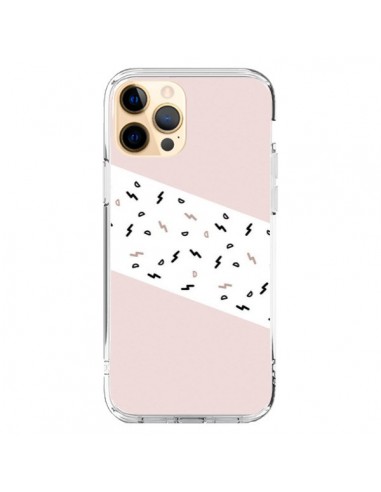 Coque iPhone 12 Pro Max Festive Pattern Rose - Koura-Rosy Kane