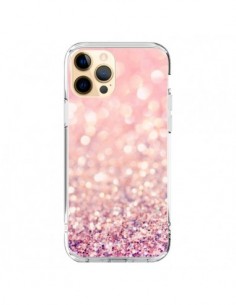 Cover iPhone 12 Pro Max Paillettes Blush - Lisa Argyropoulos