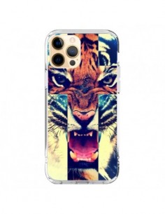 Coque iPhone 12 Pro Max Tigre Swag Croix Roar Tiger -...
