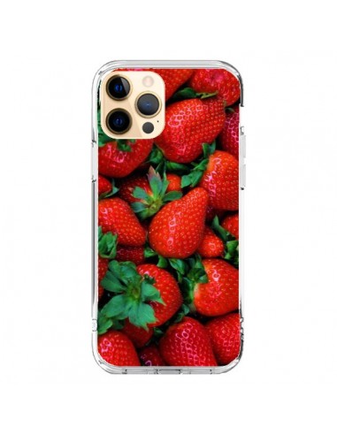 Coque iPhone 12 Pro Max Fraise Strawberry Fruit - Laetitia